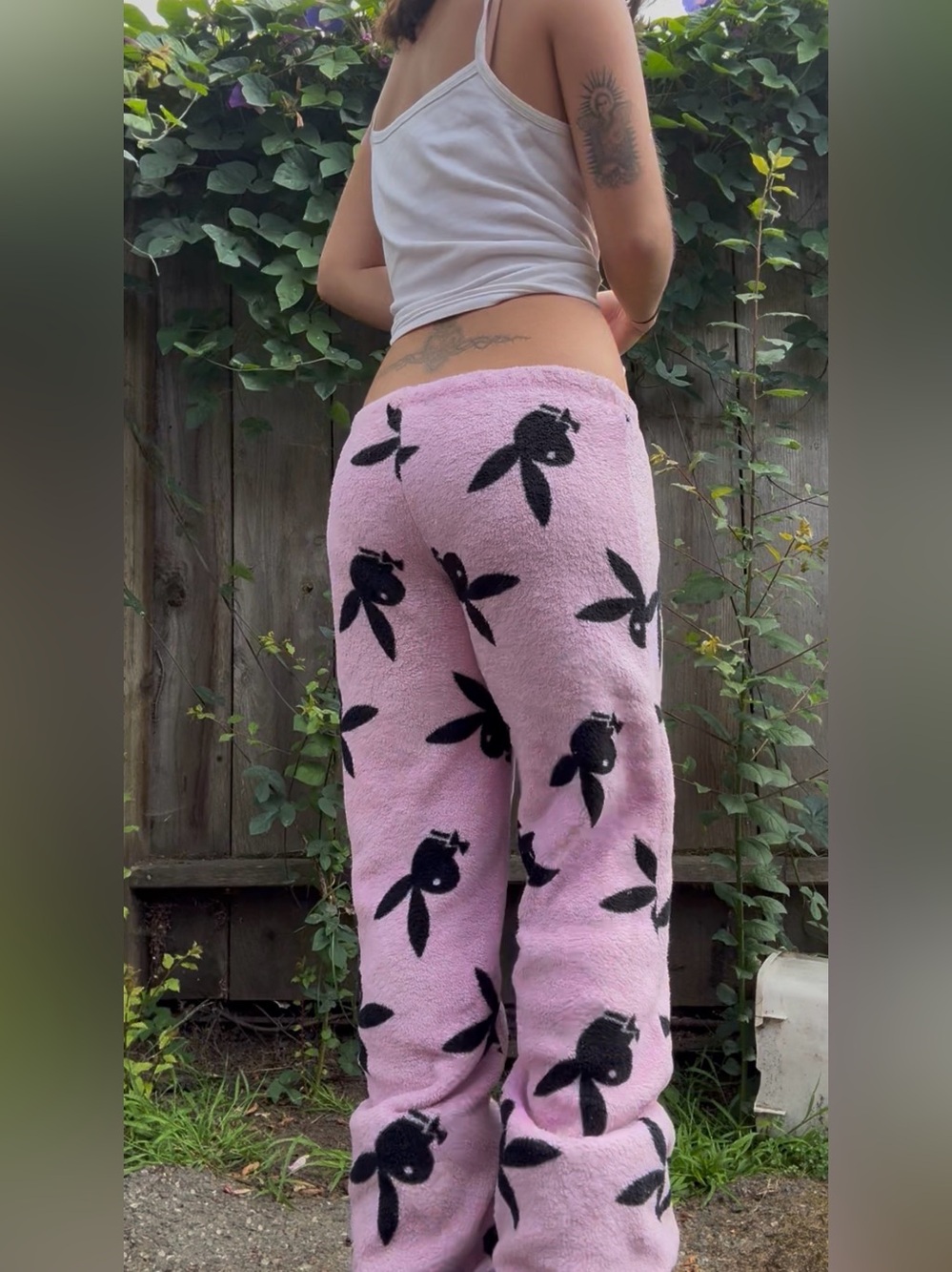 Y2K Playboy bunny low rise pjs - Picture 2 of 6